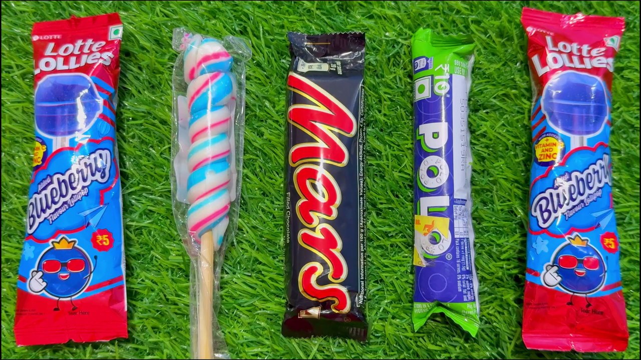 Satisfying Video ASMR Lollipops Chocolate and Candy Gummy Candy Unboxing Video Most Popular Candy(