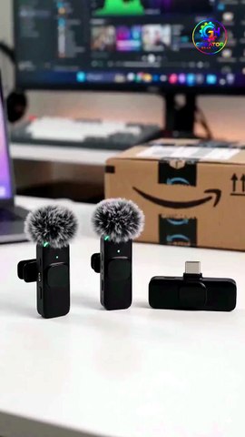 Wireless Lavalier Microphone for iPhone & iPad – Crystal-Clear Audio Upgrade 🎤