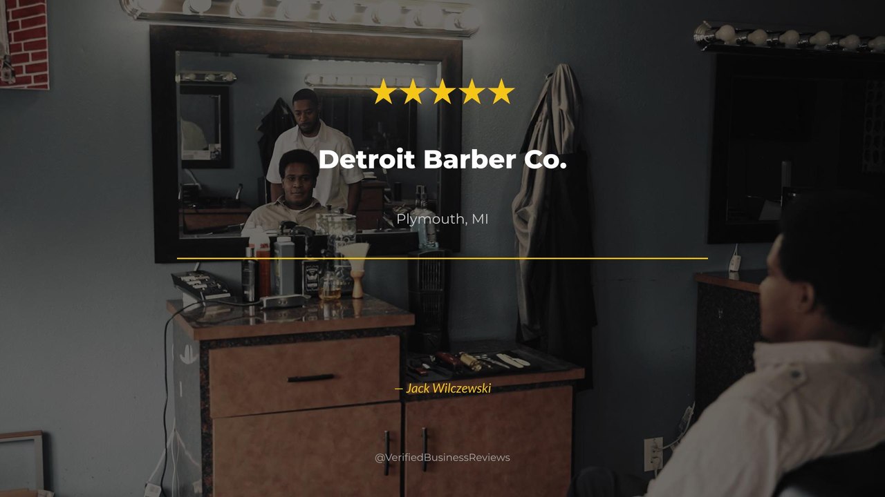 Jack Wilczewski reviews Detroit Barber Co. — haircuts in Review Plymouth, MI | 5★