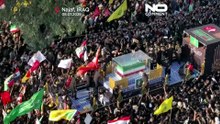Necef'te binlerce kişi Ali Hamaney'in cenaze törenine katıldı
