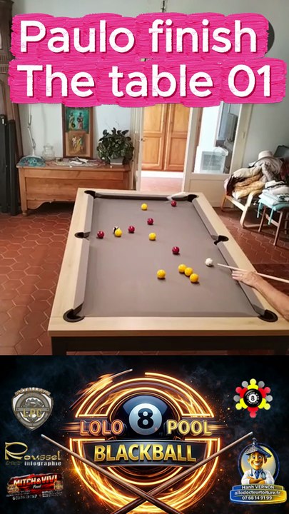 Paulo finish The table 01 #8pool #blackball #billard #ultimatepool #pourtoi #fyp #fluxshorts #reels