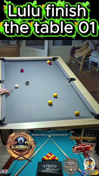 Lulu finish the table 01 #8pool #blackball #billard #ultimatepool #pourtoi #fyp #fluxshorts #reels