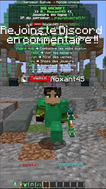 20 j avant la sortie de mon serveur minecraft Nolvacraft !
