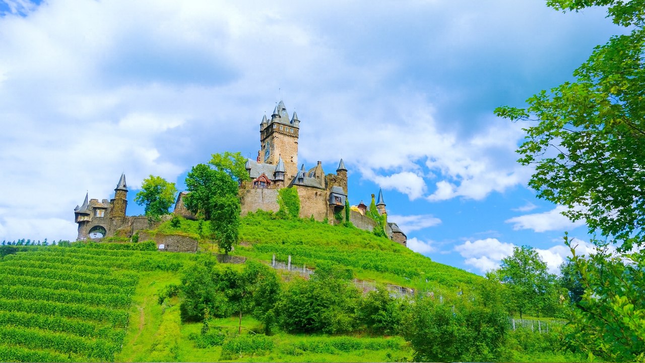 Cochem 4K 60fps: Beautiful Moselle Valley Walk