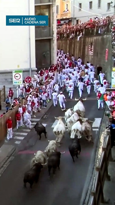 Así ha sido el segundo encierro de San Fermín 2026