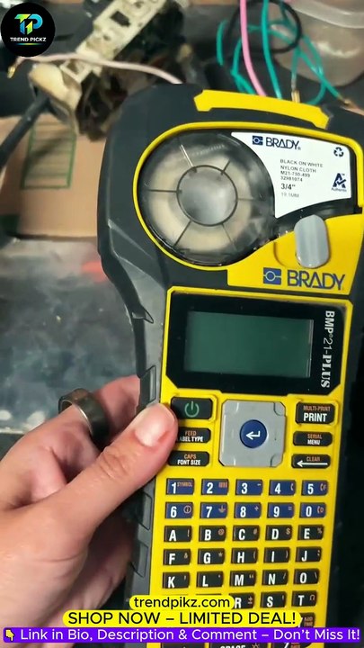 BRADY M210 Handheld Label Maker 🏷️⚙️ | Industrial Label Printing Made Easy