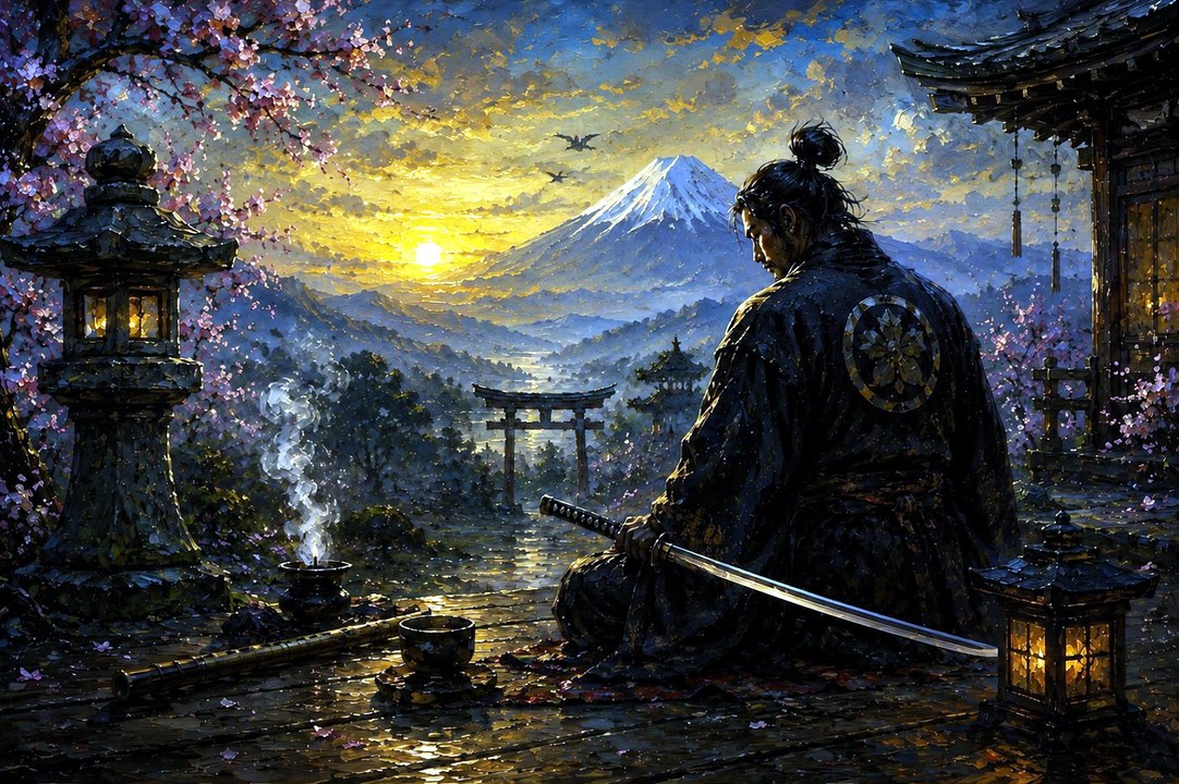 LoFi Soul and Mind Zen Temple in Autumn