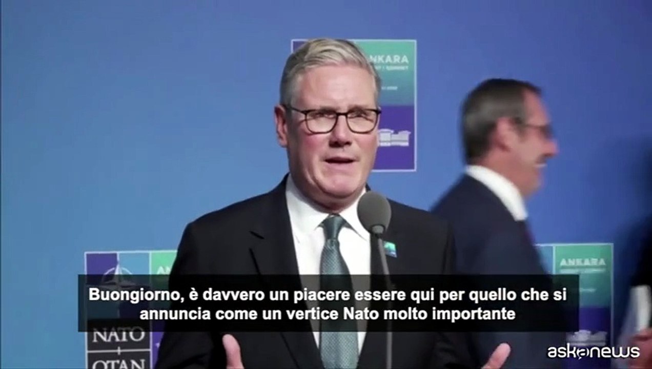 Nato, Starmer ad Ankara: molto importante mostrare unità e forza