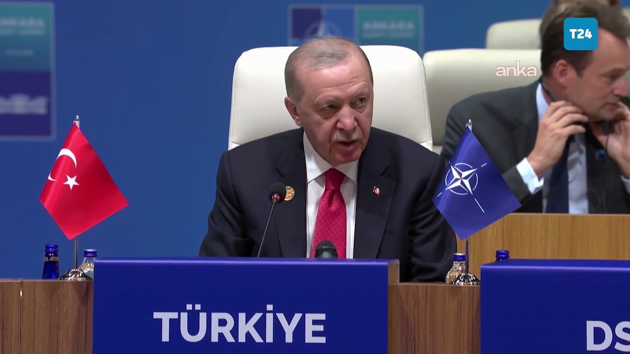 NATO Liderler Zirvesi 2. günü açılışında konuşan Cumhurbaşkanı Erdoğan’dan ‘terör’ vurgusu