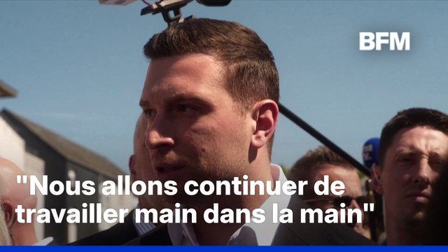 Présidentielle 2027: Jordan Bardella se réjouit que Marine puisse porter les couleurs du RN