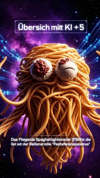 Das fliegende Spagetti Monster ( Punk Version )