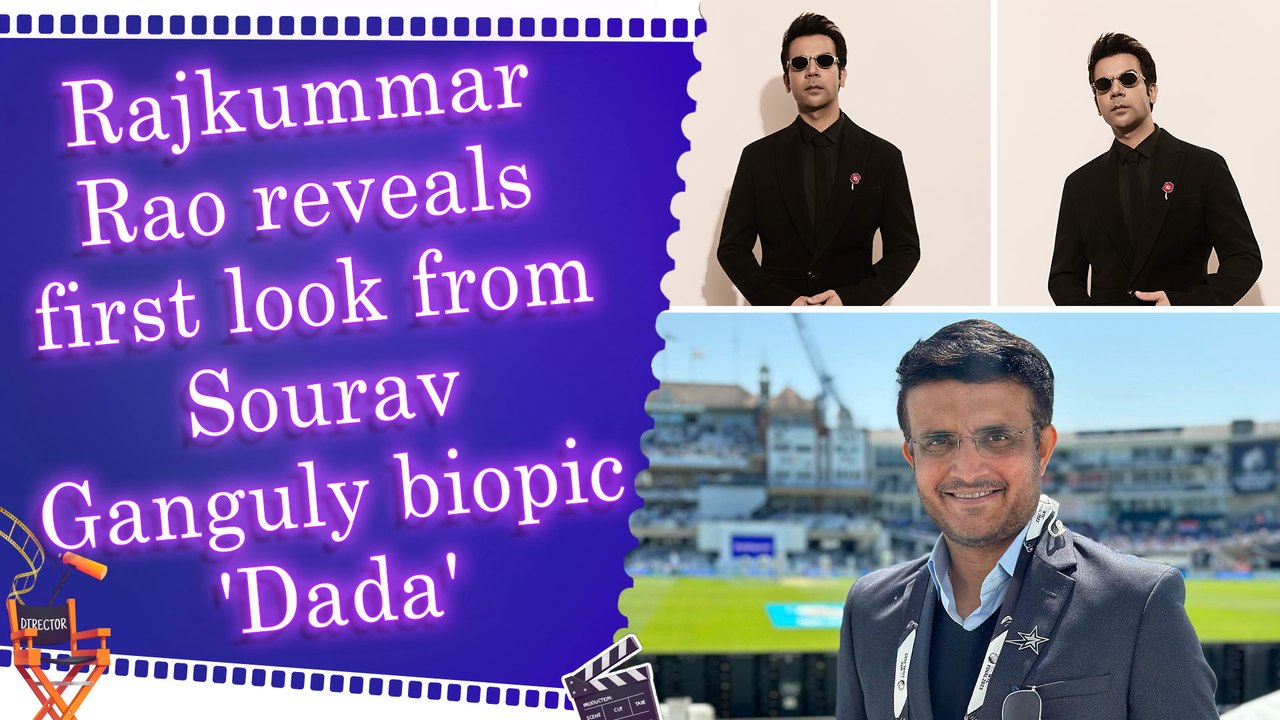 Rajkummar Rao wishes Sourav Ganguly on birthday and drops 'Dada' movie poster