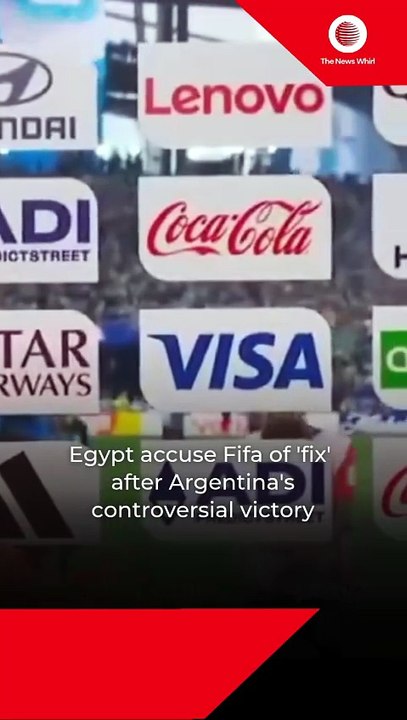 Egypt accuse Fifa of 'fix' after Argentina's controversial victory