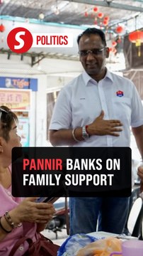 Perling BN candidate Pannir Selvam ropes help from dad and wife