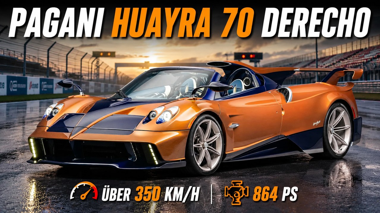 Pagani Huayra 70 Derecho feiert Premiere beim Goodwood Festival