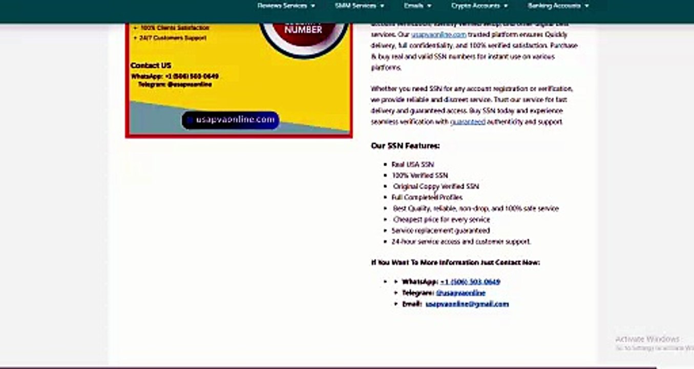 How Buy SSN Number  100% real Social Security Number