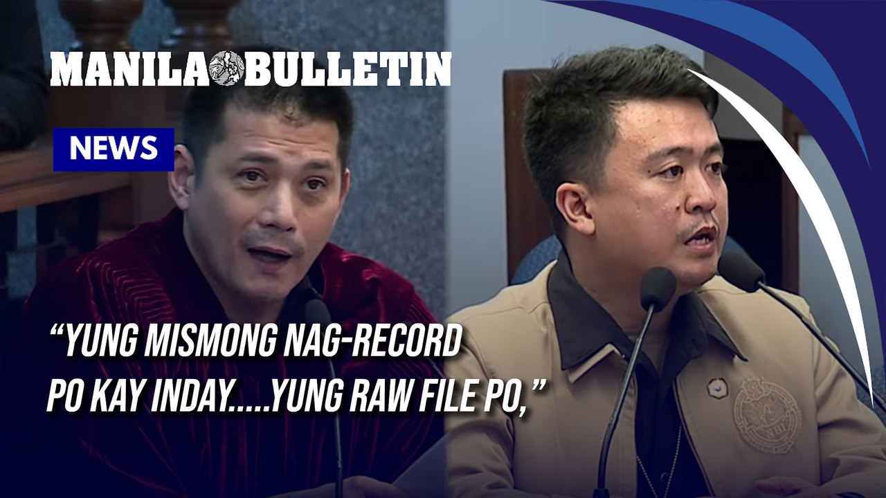 Padilla asks for 'original recorder' of VP Duterte's Zoom interview