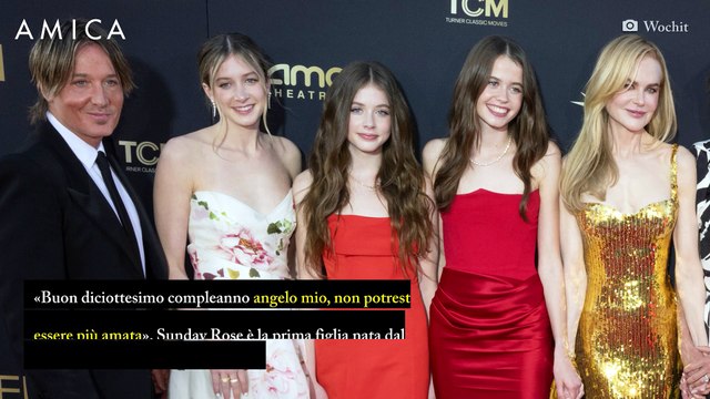 Sunday Rose compie 18 anni, gli auguri di mamma Nicole Kidman: «Non potresti essere più amata»