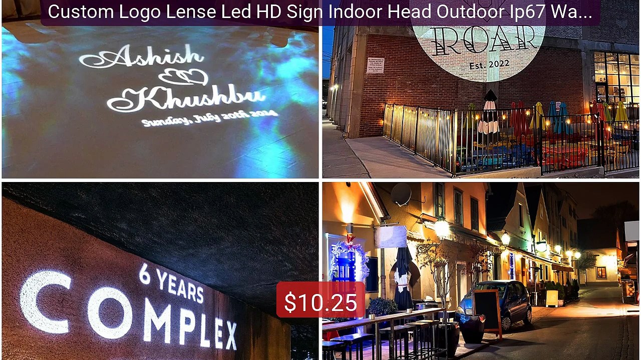 Custom Logo Lense Led HD Sign Indoor Head Outdoor Ip67 Waterproof R... -- Top Rated 2026 | Buy Now!