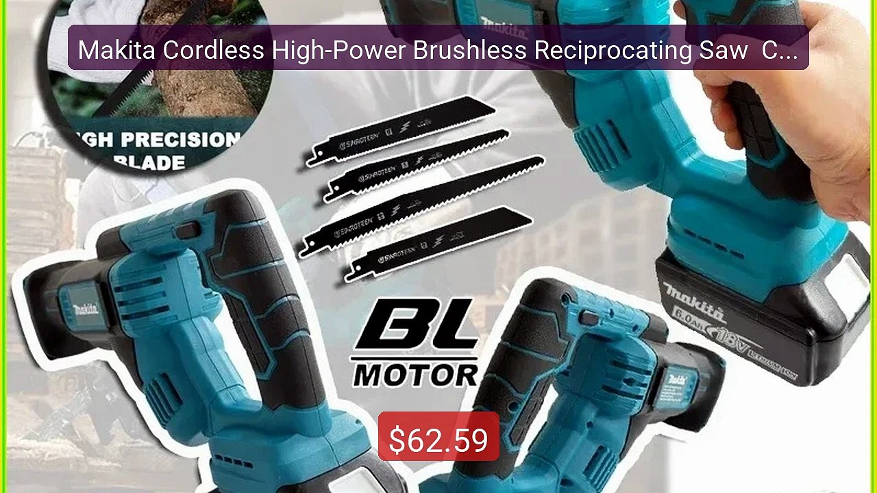 Makita Cordless High-Power Brushless Reciprocating Saw  Cuttin... -- Best Buy 2026 | Great Quality!