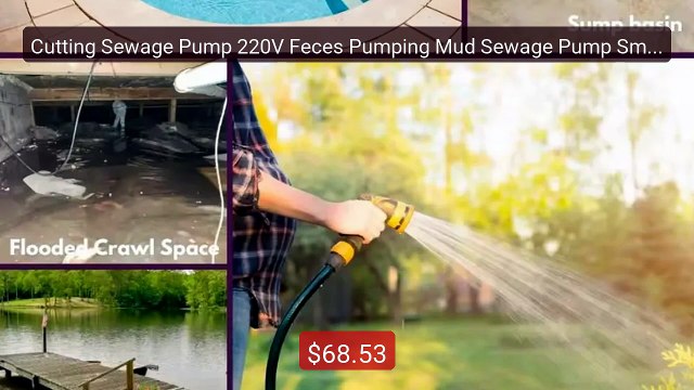 Cutting Sewage Pump 220V Feces Pumping Mud Sewage Pump Small ... Amazing Value 2026 | Must Have!