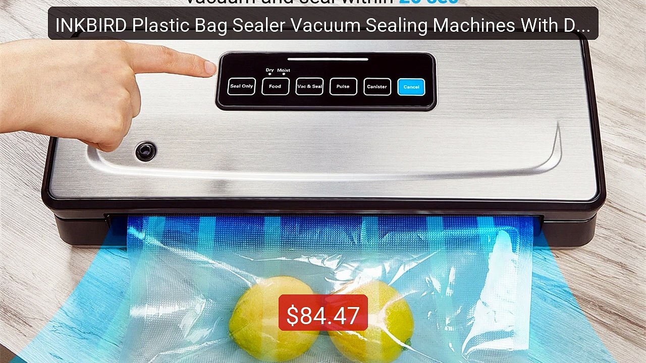 INKBIRD Plastic Bag Sealer Vacuum Sealing Machines With Dry/M... -- Amazing Value 2026 | Must Have!