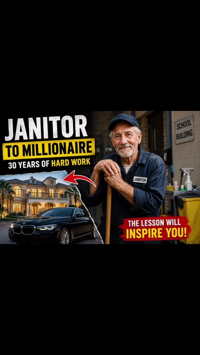 Janitor to million  30 years of hard work