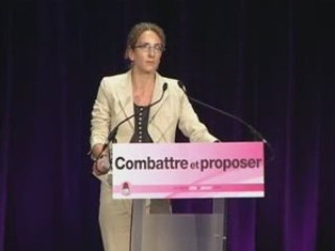 Delphine Batho à la Maison de la Chimie, le 28 juin 2008