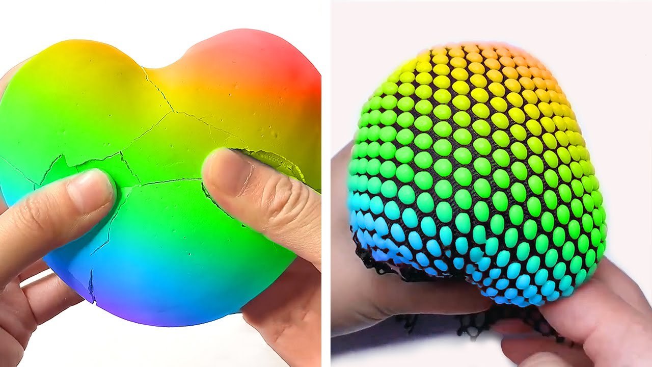 Oddly Satisfying Slime ASMR - Relaxing When Stressed Or Sleepy