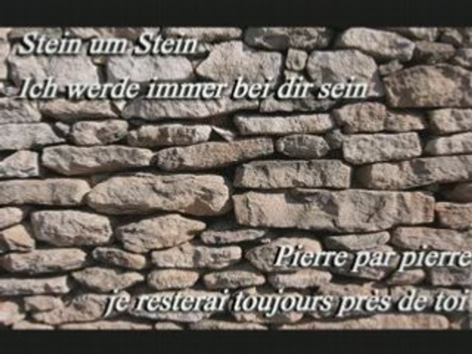 Rammstein Stein um Stein (Pierre par pierre)