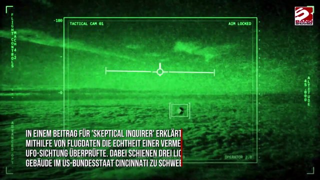 Experte erklärt, was Sie tun sollten, wenn Sie ein UFO entdecken
