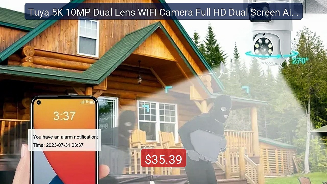 Tuya 5K 10MP Dual Lens WIFI Camera Full HD Dual Screen Ai Huma... -- Hot Deal 2026 | Limited Offer!