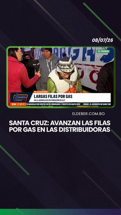 Santa Cruz: Avanzan las filas por gas en las distribuidoras