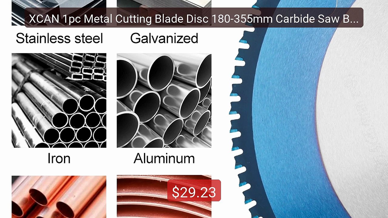 XCAN 1pc Metal Cutting Blade Disc 180-355mm Carbide Saw Blade 36T-9... -- Top Rated 2026 | Buy Now!