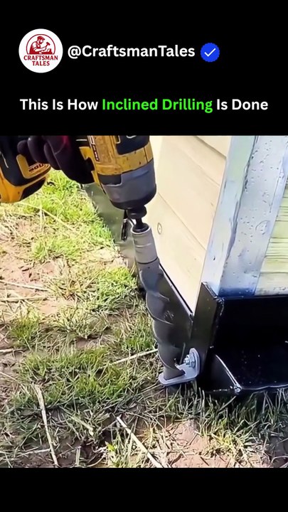 This Is How Inclined Drilling Is Done