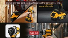 Dewalt DCF860 Cordless Brushless Electric Screwdriver Impact F... -- Best Buy 2026 | Great Quality!