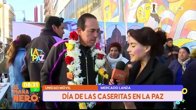 El alcalde de La Paz, César Dockweiler, informa sobre las actividades programadas por las efemérides de la ciudad.