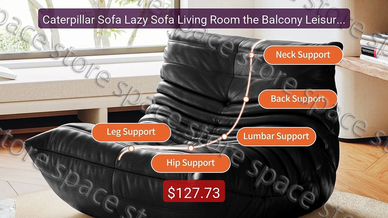 Caterpillar Sofa Lazy Sofa Living Room the Balcony Leisure Sin... -- Hot Deal 2026 | Limited Offer!