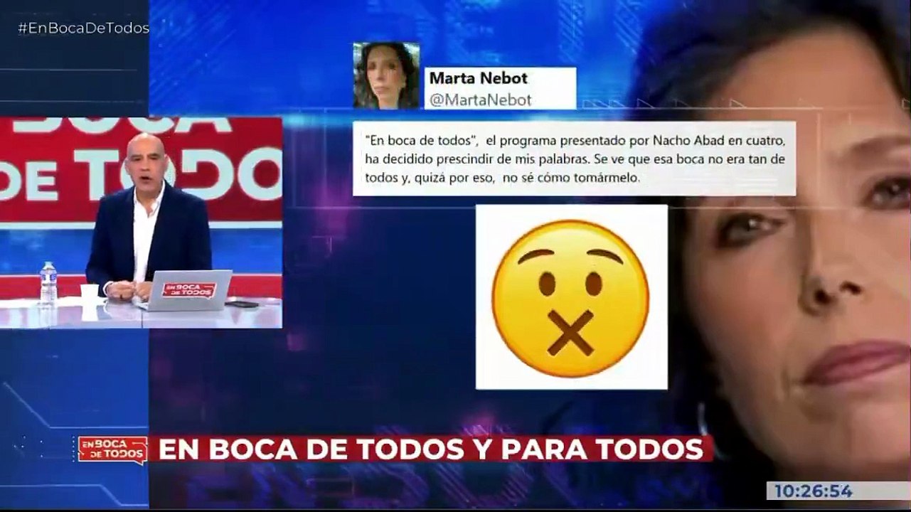 Nacho Abad explica su salida de "En Boca de Todos": "Aquí no censuramos a nadie por sus ideas"