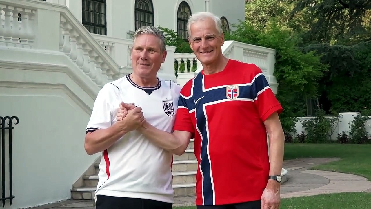 Starmer and Norwegian PM share footy banter ahead of World Cup quarter final clash