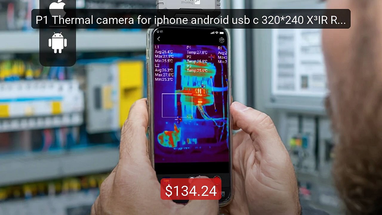 P1 Thermal camera for iphone android usb c 320*240 X³IR Resol... -- Amazing Value 2026 | Must Have!