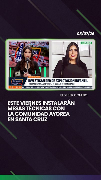 Este viernes instalarán mesas técnicas con la comunidad ayorea en Santa Cruz