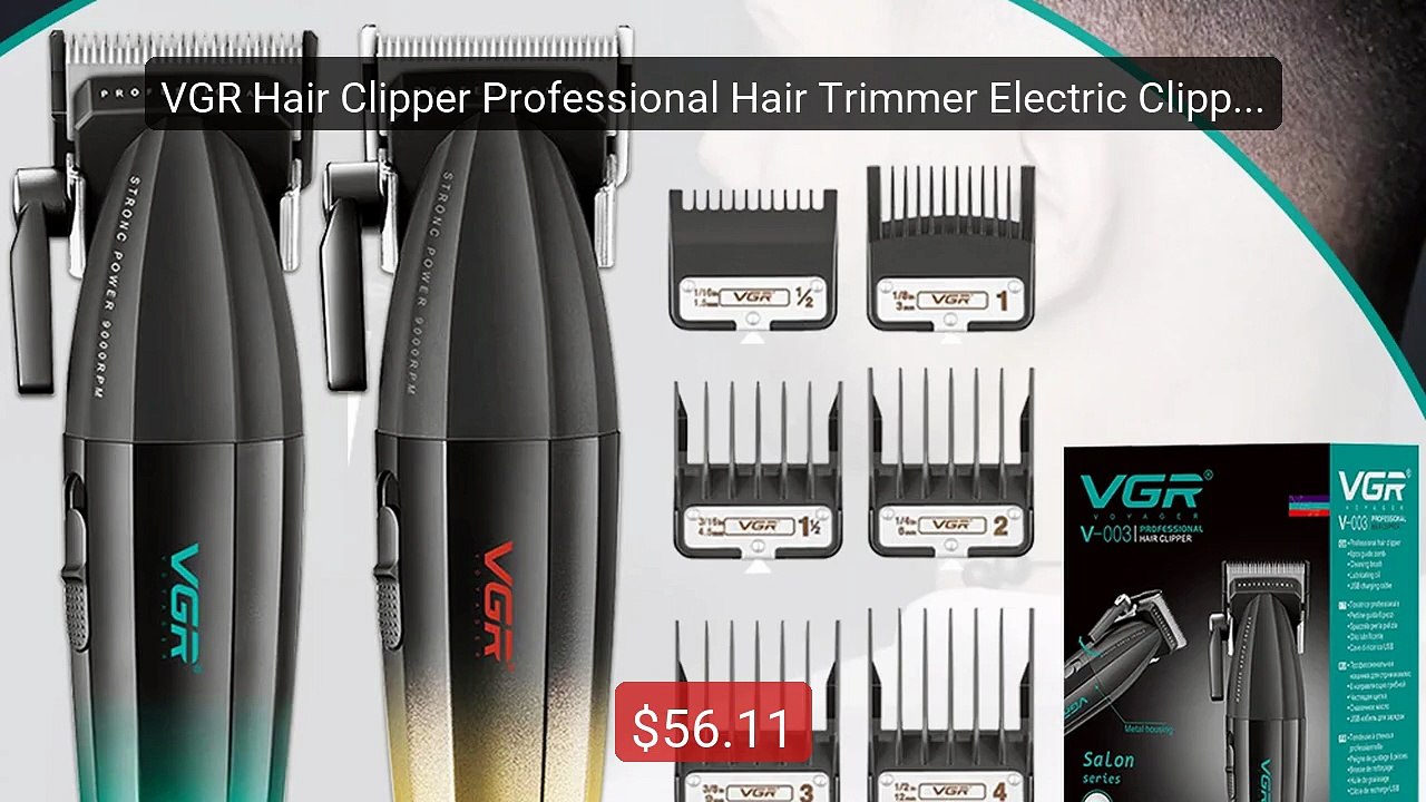 VGR Hair Clipper Professional Hair Trimmer Electric Clippers C... -- Hot Deal 2026 | Limited Offer!