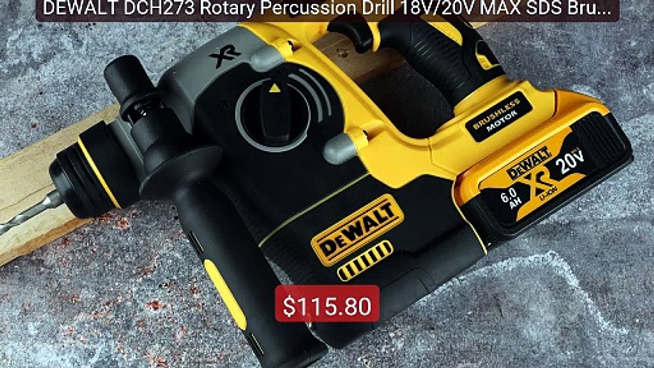 DEWALT DCH273 Rotary Percussion Drill 18V/20V MAX SDS Brushles... -- Hot Deal 2026 | Limited Offer!