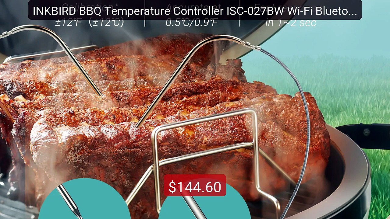 INKBIRD BBQ Temperature Controller ISC-027BW Wi-Fi Bluetooth ... -- Amazing Value 2026 | Must Have!
