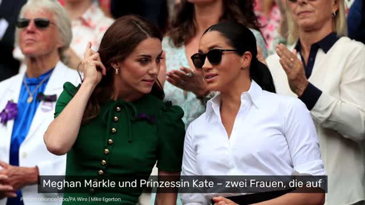 Meghan Markle abgewatscht: Prinzessin Kate erteilt Schwägerin Meghan royale Lektion