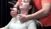 Foot And Chest Deep Relaxing Massage For Lady