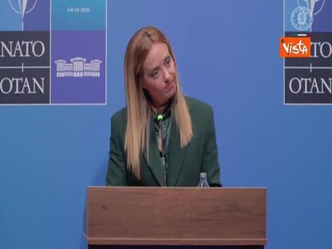 Meloni a vertice Nato: Con Trump confronto molto positivo, ma ormai lo dico in punta di piedi