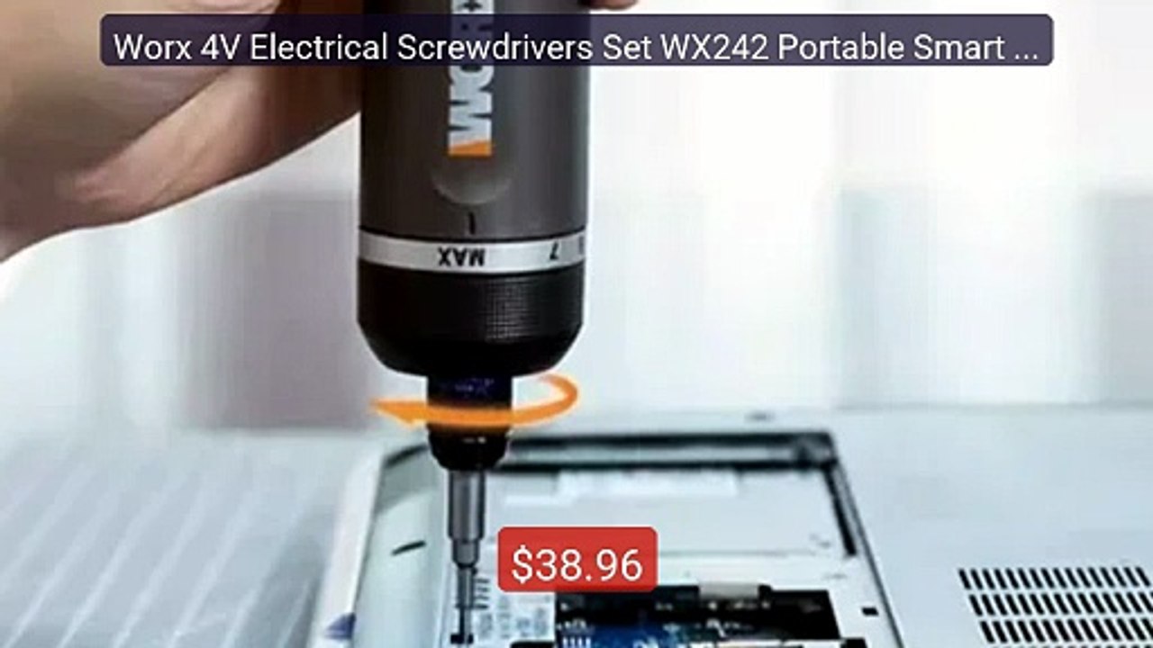 Worx 4V Electrical Screwdrivers Set WX242 Portable Smart Cordl... -- Best Buy 2026 | Great Quality!