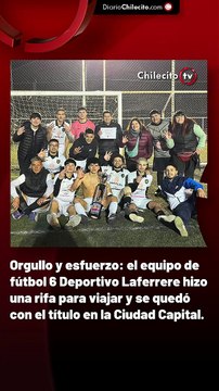 Orgullo y esfuerzo: el equipo de fútbol 6 Deportivo Laferrere hizo una rifa para viajar y se quedó con el título en la Ciudad Capital.
